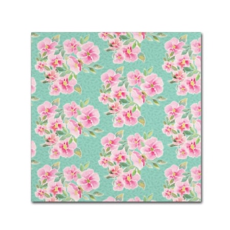 Yachal Design 'Pink Blossoms 1000' Canvas Art,18x18